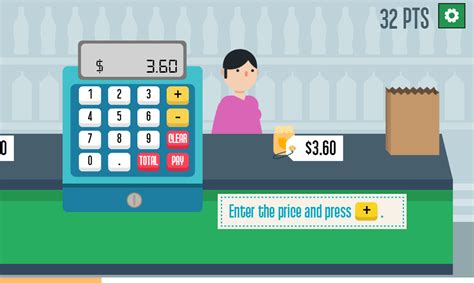 Grocery Cashier Game for Kids: Supermarket Cashier Register .